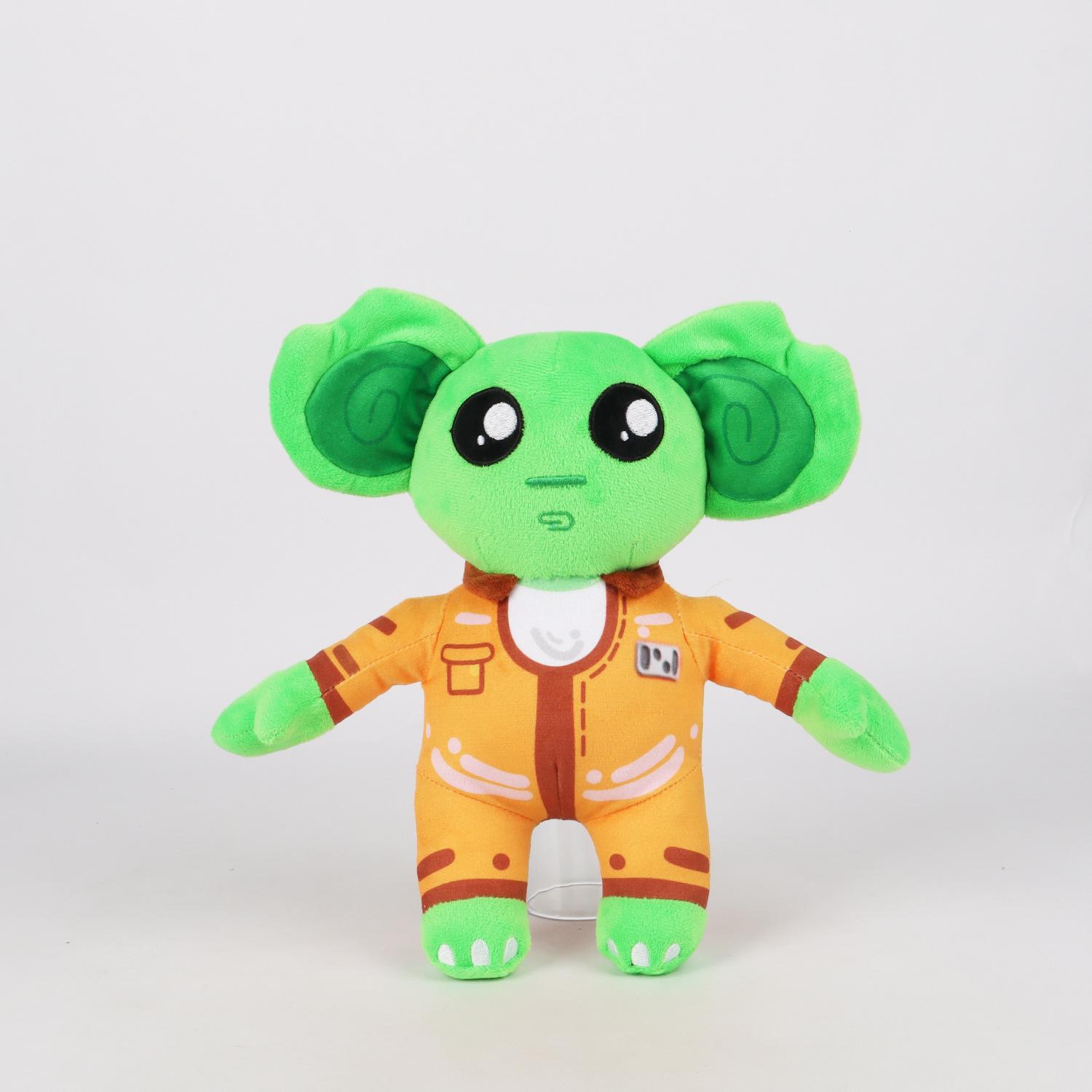 

Cuffbust Toy Plush Doll Game Peripheral Room Decoration All Saints Gift Day зелений