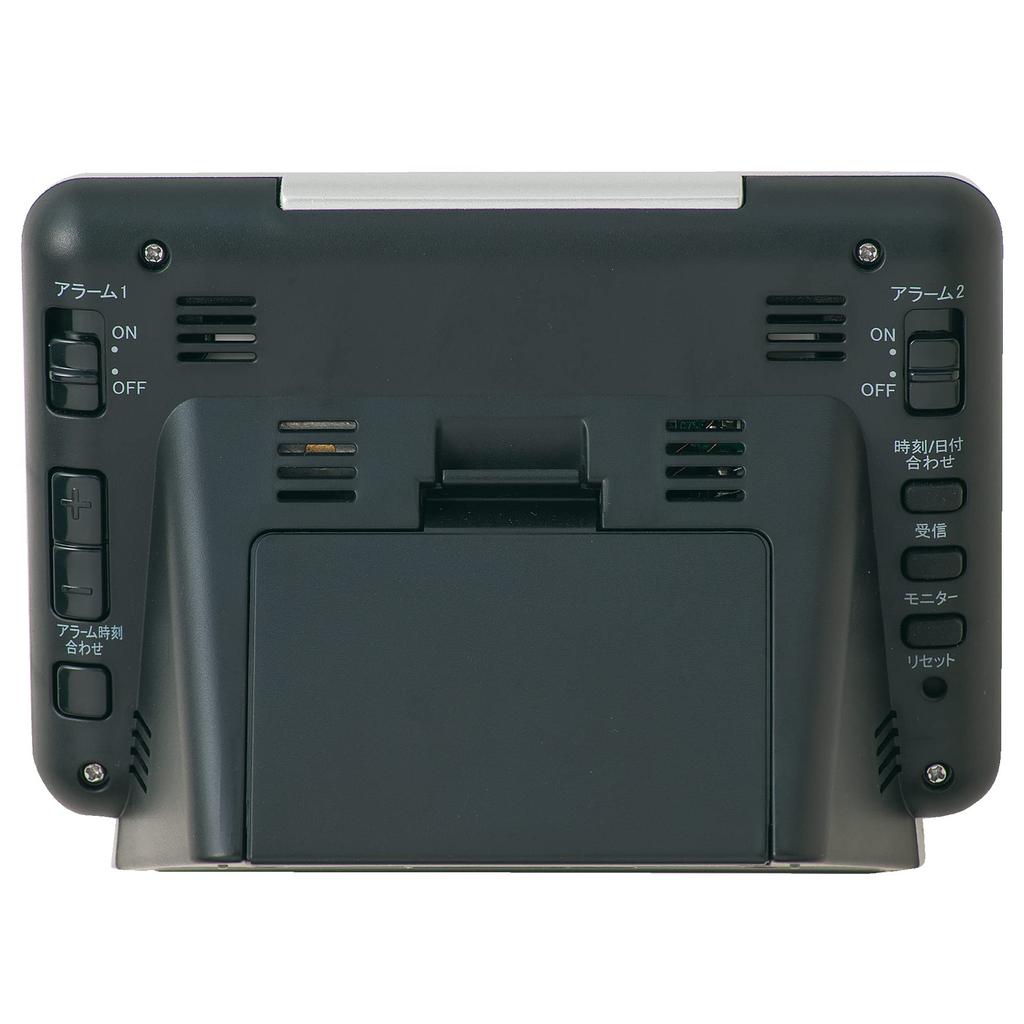 Seiko Clock Alarm Clock Radio Digital 2 Channel Alarm Calendar Temperature Humidity Display Black SQ767K SEIKO