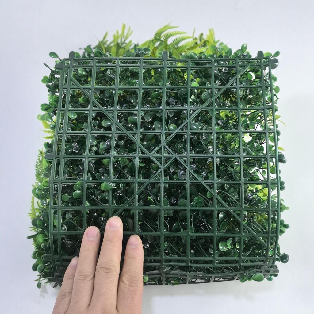 25x75CM Artificial Fern Green Wall Panel for Home Decoration