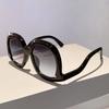Oversized Round Sunglasses Stylish Vintage Candy Color Frame Women Eyewear  New Brand Design Gradient UV400 Shades