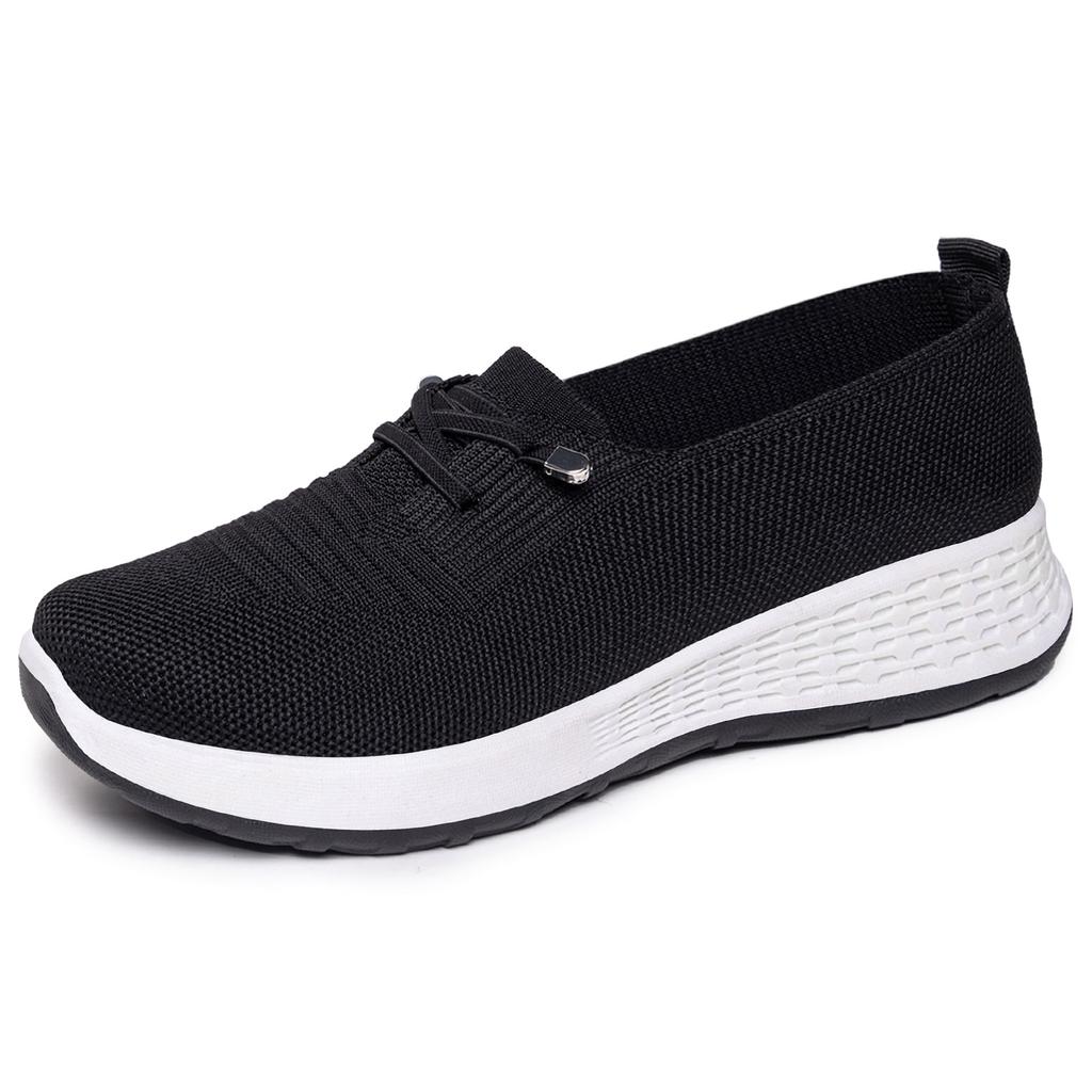 Women Shoes Spring Cloth Shoes Versatile Soft Bottom Breathable Mom Shoes Non Slip Slip On Casual Shoes Casual daily Comfortable Lightweight Sneakers