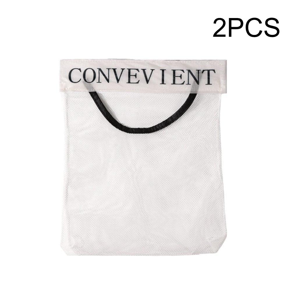 1-3PCS Wall-Mounted Large-Capacity Hanging Mesh Storage Bag Kitchen Garbage Bag Organizer Net Kitchen Storage Tool