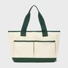Arch Logo Big Canvas Tote Bag Green