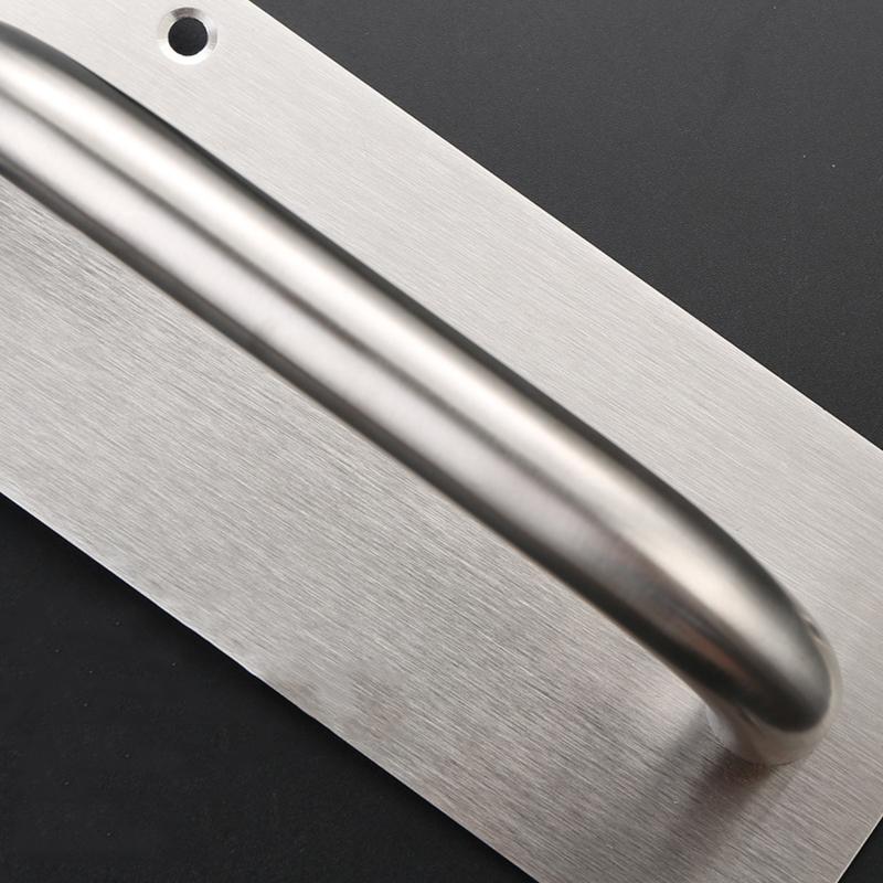 Pull Push Door Plate Handle Stainless Steel Heavy Duty Barn Door Pull for Shed Commercial Fire Door Mounting Accessories