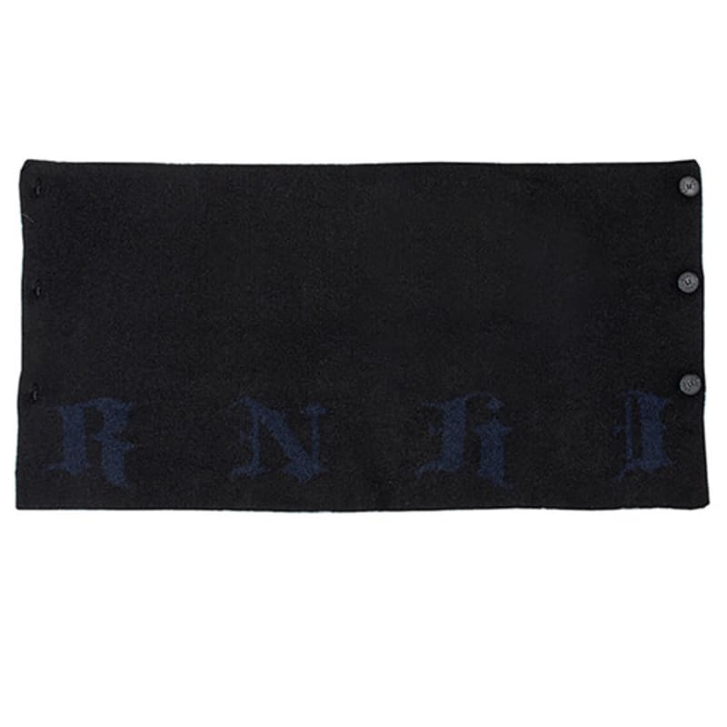 runningHIGH RNHI JACQUARD NECK WARMER [BLACK]