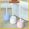 Camellia Round Toilet Brush with Holder