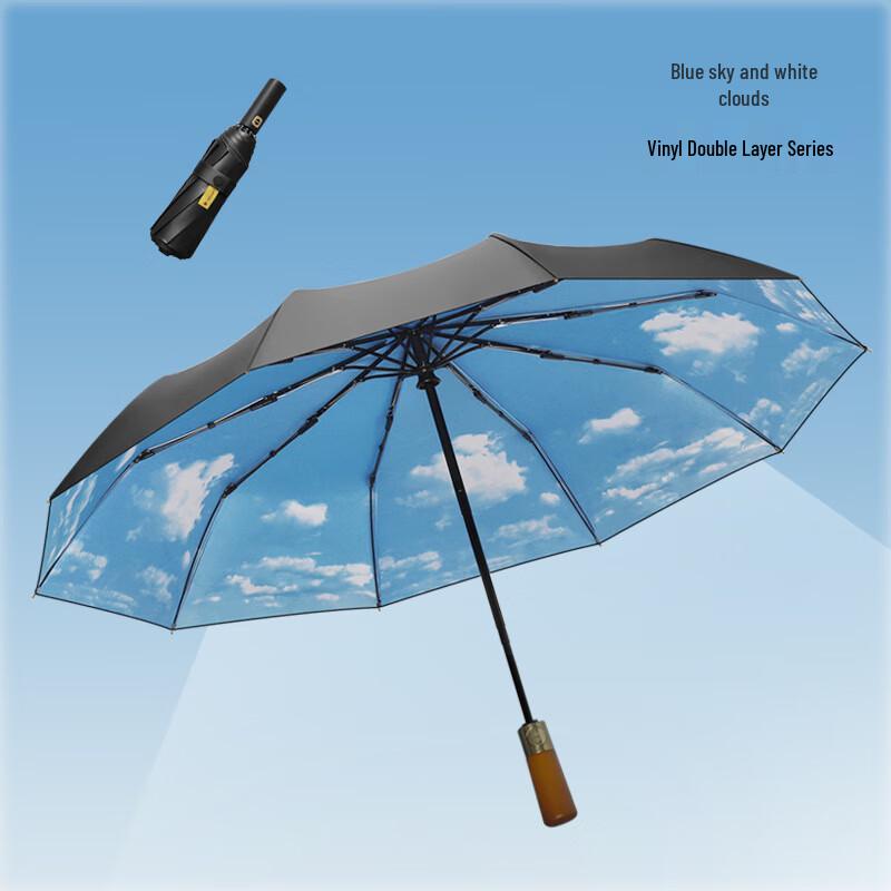 Nanqiao Retro Double-Layer Folding Umbrella