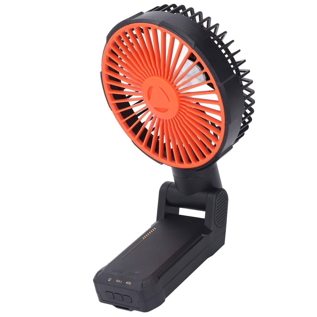 5-Zoll-Clip-Ventilator 5200mAh Batteriebetrieben USB-Ausgang Kühlventilator für Zuhause Outdoor Büro 4 Geschwindigkeiten