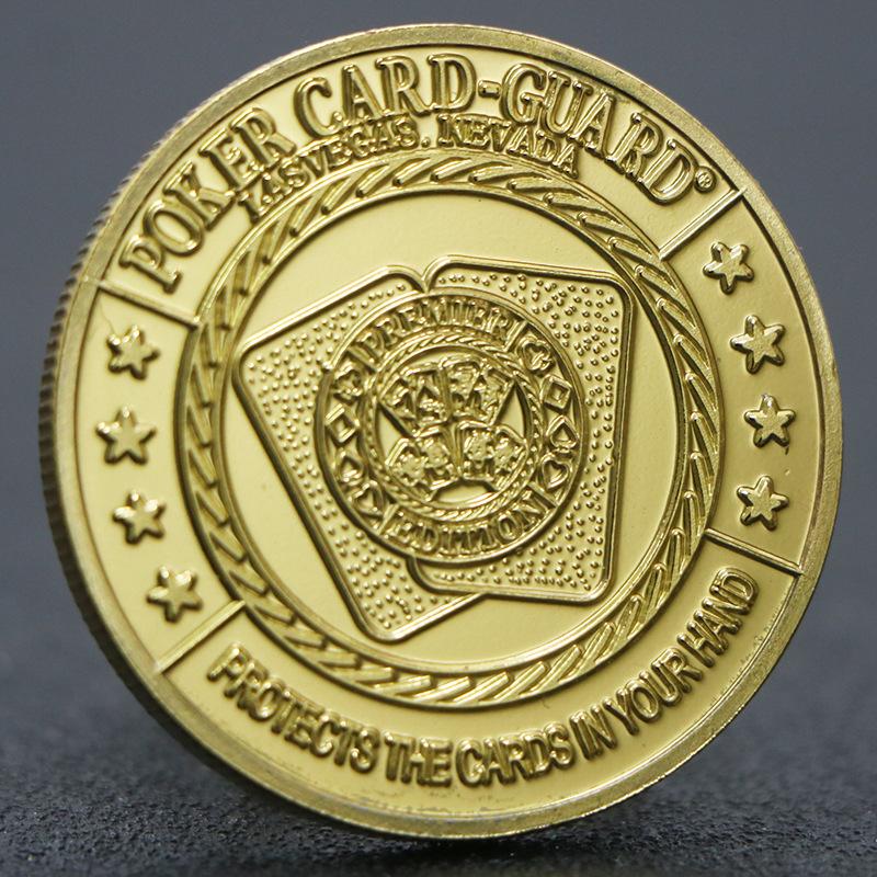 Moneta pokerowa Clover Lucky, POWODZENIA, Medale pamiątkowe, dekoracyjne monety decyzyjne, metalowe odznaki, prezent świąteczny, wypełniacze do pończoch