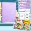 Kunst- und Skizzenkollektion für Kinder: 2 Fotoalben, Aufbewahrung für Zeichnungen, Klammern für Papier/Poster, 3 Malbücher