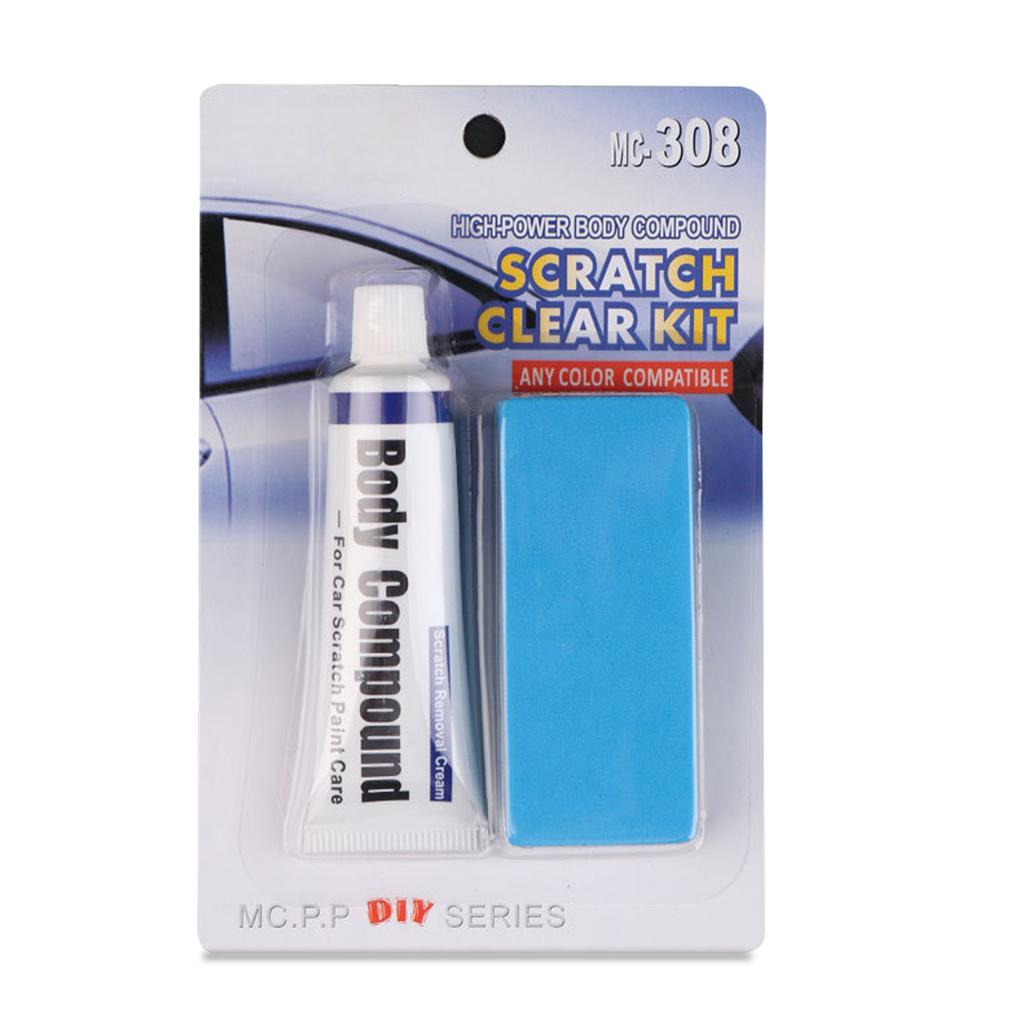 Car Scratch Remover 15g Auto Body Compound Polishing Grinding Paste Paint Scratches Water Spots Restorer Tool Set
