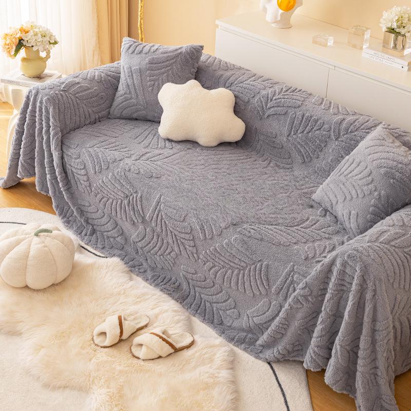 

Зимний чехол для дивана, тканевый чехол для дивана в стиле Ins, полностью покрытый, не царапающий чехол для дивана, универсальное универсальное полотенце 180*130