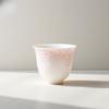 Jade-Ton-Teetasse Handbemalt Rosa Kristallglasur Keramik Gongfu Tee Set Chinesischer Stil Kleine Tasse für Zuhause Brauen Geschenk
