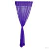 Voile Window Curtain Drape Set Solid Color Polyester
