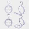3pcs Hairdressing Wig Storage Tools Wig Styling Hanger  for Showcasing Wigs and Hairpieces