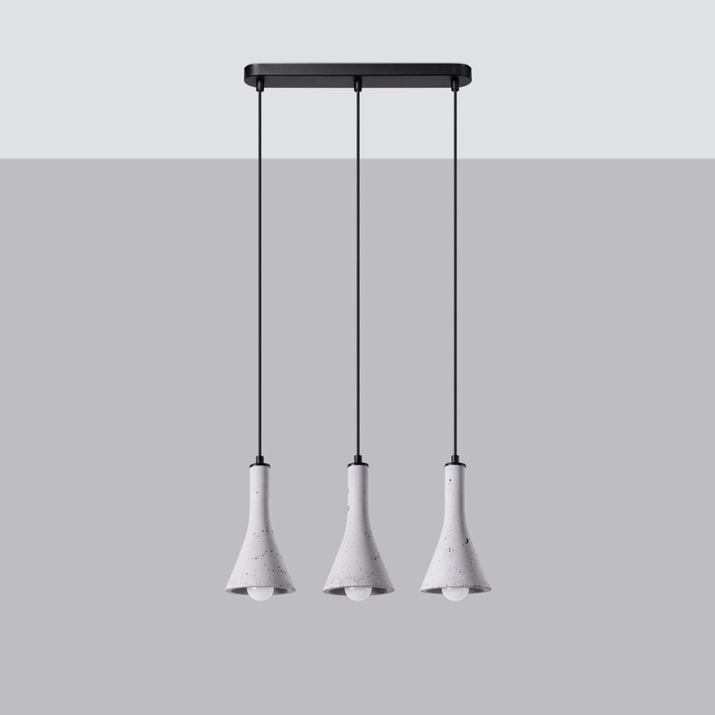REA 3L concrete pendant lamp