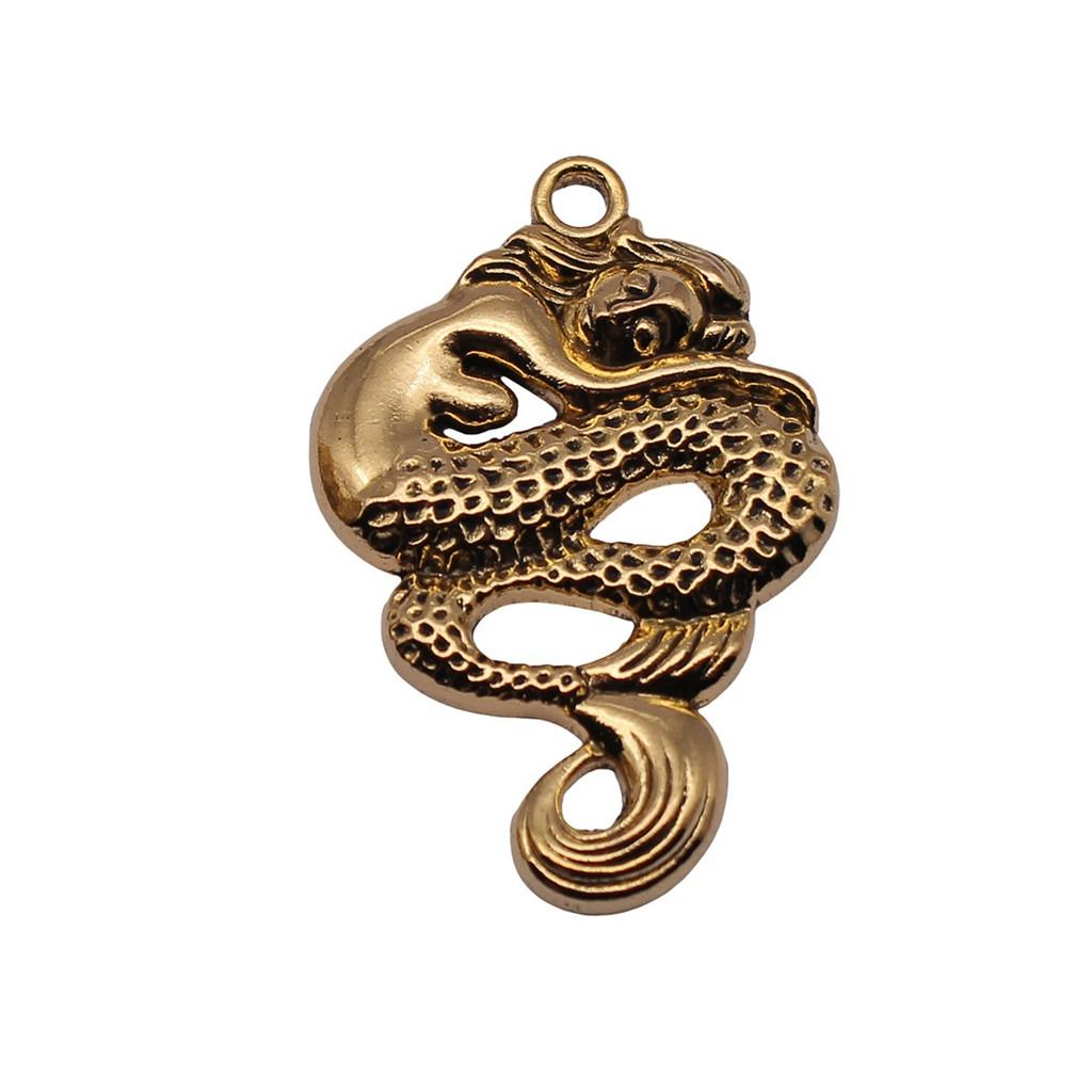 Mermaid Skeleton Charms Gothic Alloy Pendants For Halloween DIY Jewelry Accessories