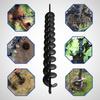 2 x 24 Inch Surface Auger Drill Bit for Planting Garden Auger Drill String or Umbrella Hole Excavator Suitable for 3/8 Inch