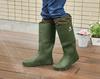 Takagi hata Soft Long Boots S Green Comes with storage bag Gardening Boots Vegetable gardening Foldable and compact rubber Work Farm work Lightweight