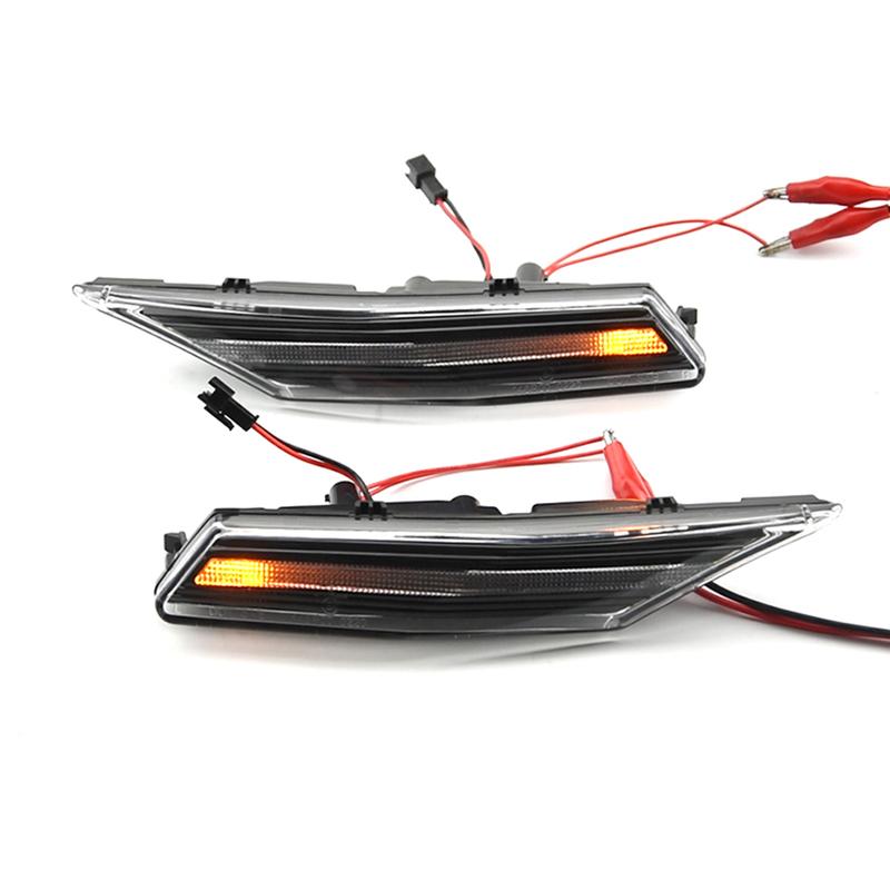 For Porsche Taycan Sedan - Dynamic Led Fender Side Marker Blinkers Sequential Turn Signal Indicators 9J1953041F 9J1945061C
