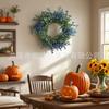 45cm Eucalyptus Christmas Wreath Decor Home Mall Display Wedding Photo Studio