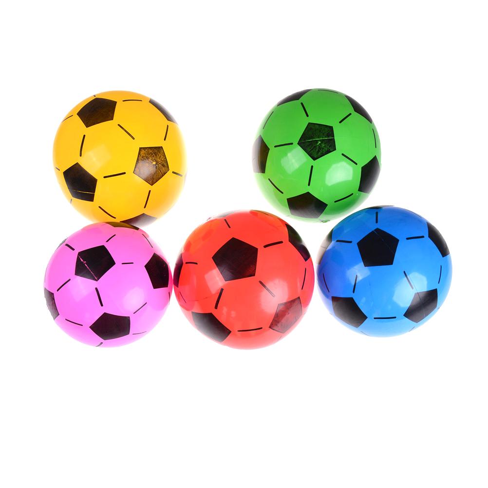 1PC Inflatable PVC Football Soccer Ball Kids Children Beach Pool Sports Toy