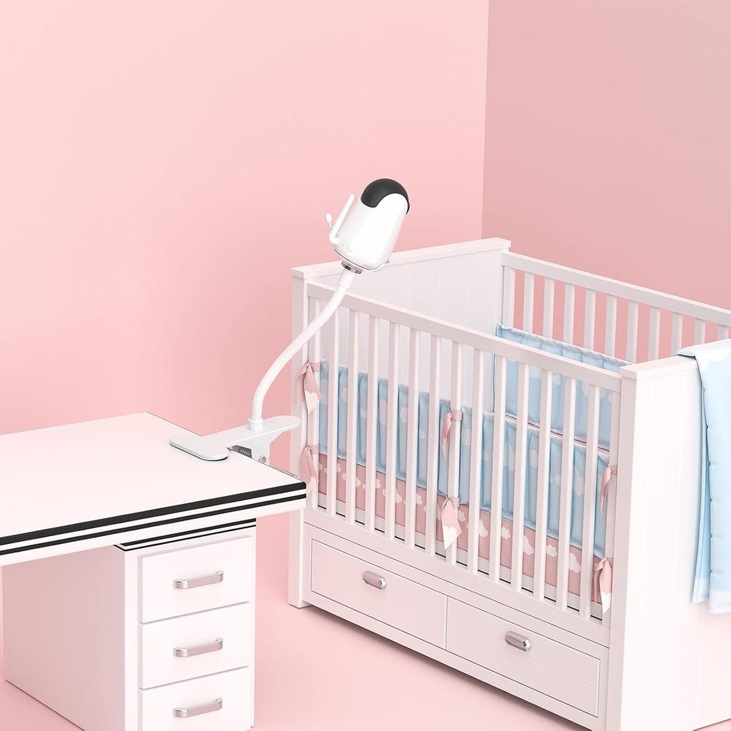 Baby Monitor Stand for VAVA and Hipp, Baby Camera Holder Flexible Baby Camera Mount Shelf for Crib Nursery