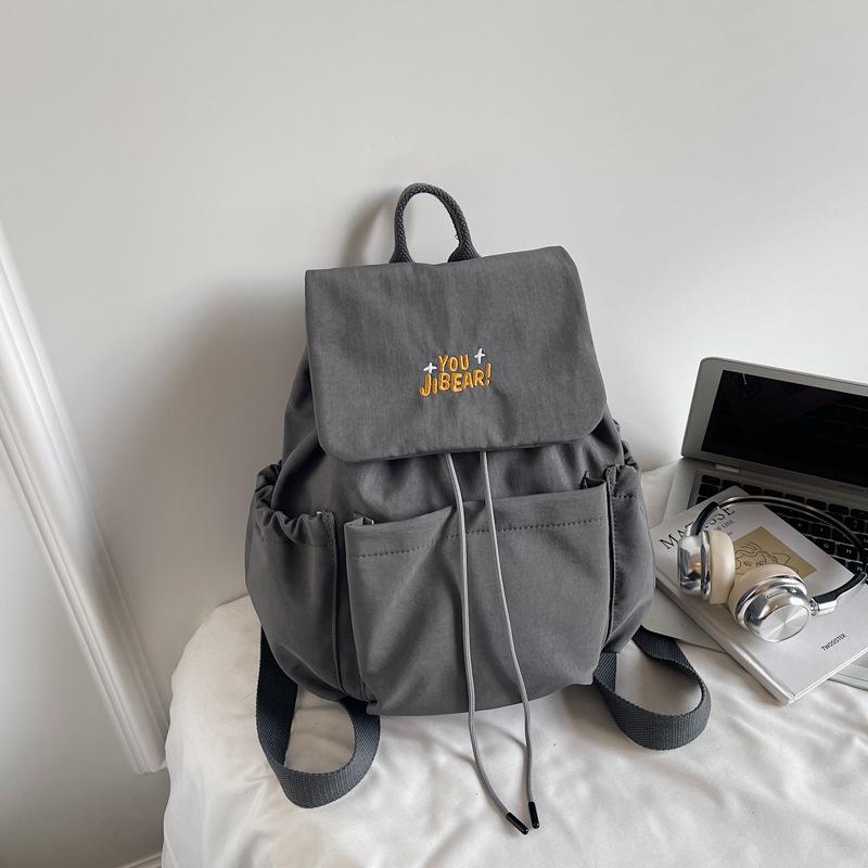 Korean Niche Backpack 2025 Autumn New Niche Design Travel Schoolbag Outdoor Large-capacity Casual Backpack