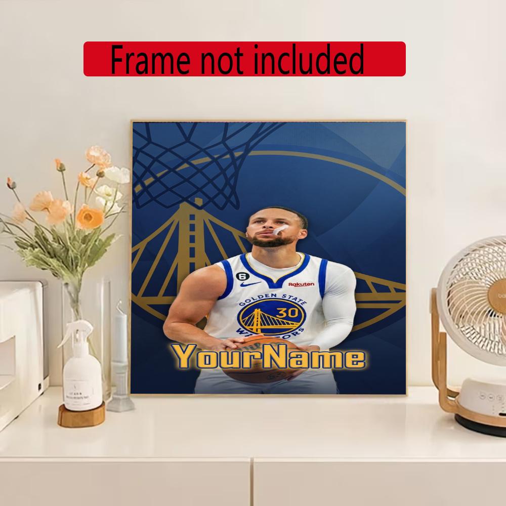 Curry Personalized Name Round Diamond Painting Kit Diamond Embroidery Painting Rhinestones Mosaic Frameless Handwork Decoration Arts