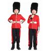 Kids Boys British Soldiers Royal Honor Guard Jacket Pants Hat Set Halloween Cosplay Costumes Role Play Outfit