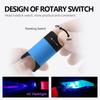 LETOYO Mini UV Flashlight: USB Rechargeable Purple Light for Wood, Shrimp, Squid