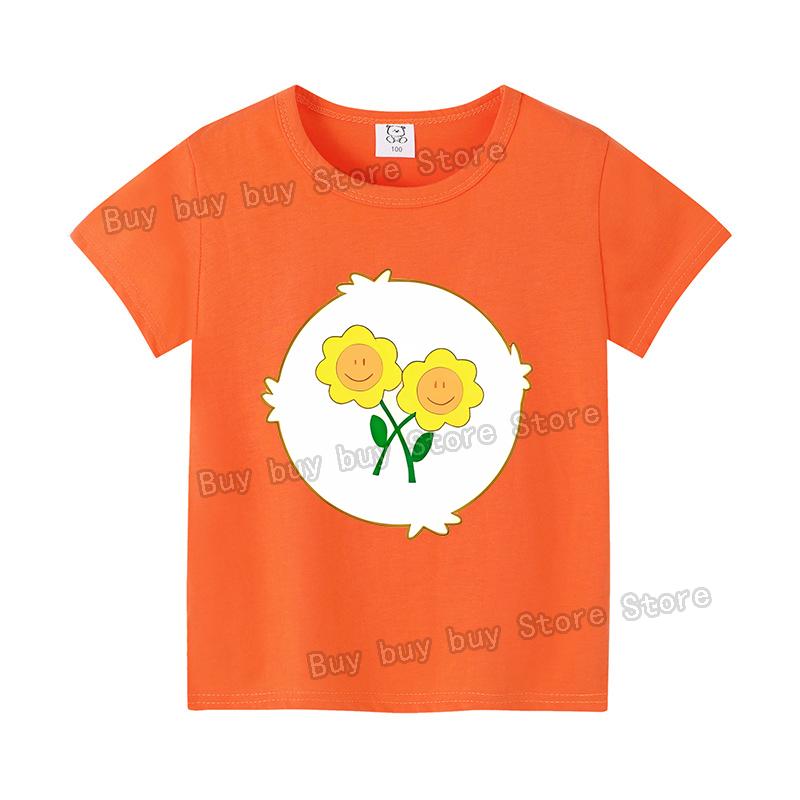 

Caring Bears Short Sleeve T-shirt Cartoon Figure Printed Tshirt Kids Summer Cosplay Tee Children Clothing Cute Pattern T-shirts 100