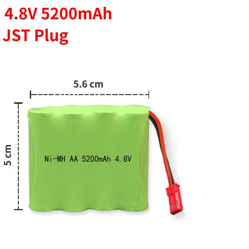 3.6V/ 4.8V/ 6V/ 7.2V 800Mah NI-CD Battery for Cars Trucks Tank 700mAh Replaceable Battery