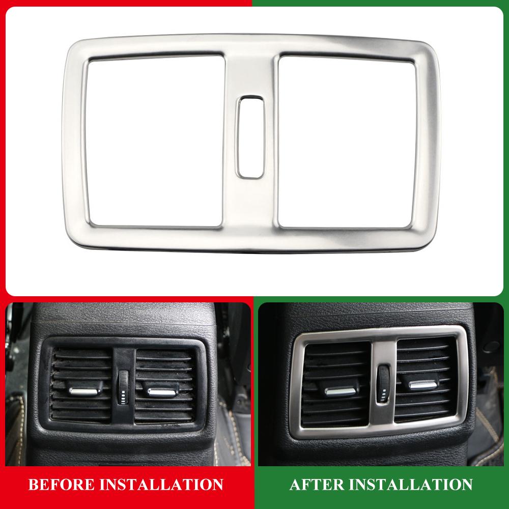 Car Rear Seat Air Conditioning Outlet Frame Trim for BMW X1 F48 2016 - 2026  AC Vent Center Armrest Box Cover Accessories