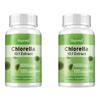 Chlorella Extract Capsules, 10:1 High Concentration 1000mg Algae Extract, Nutritional Supplement