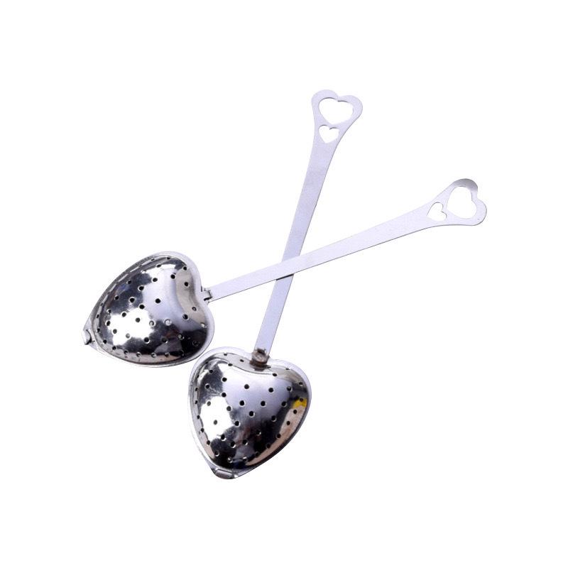 Stainless Steel Tea Infuser & Strainer Set with Love Handle