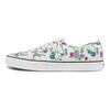 Vans Zapatillas de Skate Casuales de Caña Baja con Estampado Floral de Mariposas de la Serie Authentic Zapatillas Unisex Blancas VN0A5HZSUC0