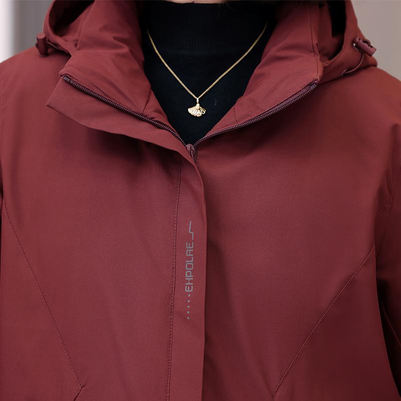 Winter Woman Parkas Hooded Thick Warm Outerwears Loose Women's Coats