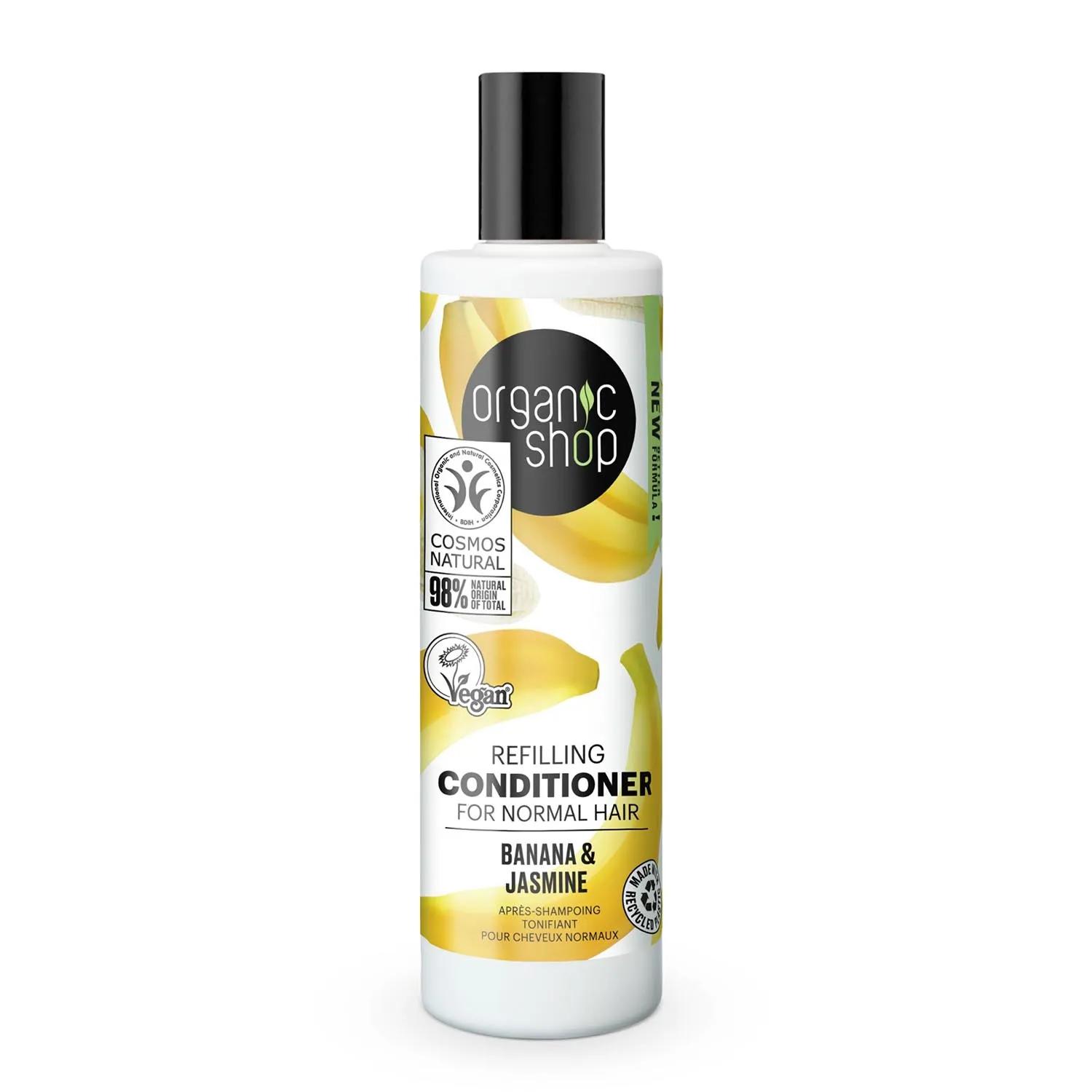 Organic Shop Банановый рефиллин Acondicionador Cabello Normal 280мл