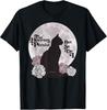 Floral Cat Lover T-Shirt: 'The Horrors Persist, But So Do I' Design