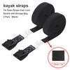 2 Pieces Lashing Strap Adjustable Tie Down Nylon Ratchet Tension Belt with Buckle Motorcycle Bicycle Lash Straps