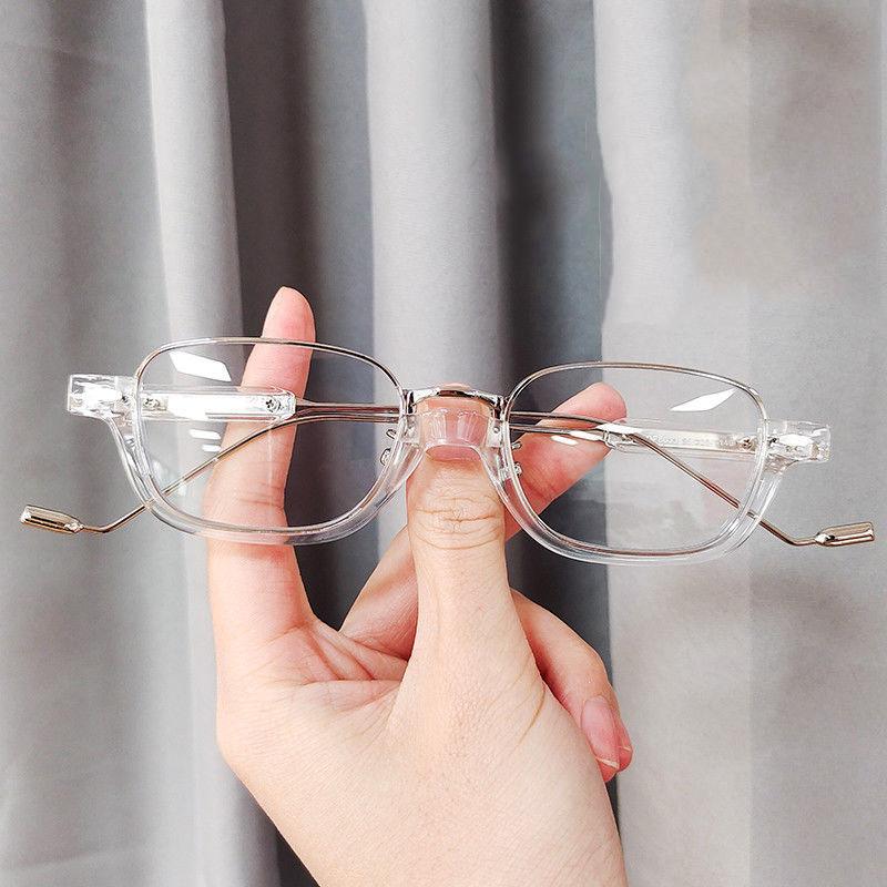 

Unisex punk Small ellipse glasses for men women metal frame glasses plain glasses Nearsighted Eyewear Glasses -1.0 -2.5 -1.5 0