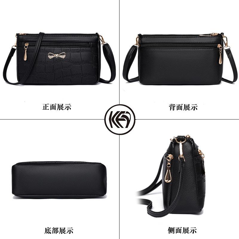 Women's Bags Are Versatile, New Messenger Bags, High-end Underarm Bags, Simple Bows, Large-capacity Shoulder Bags.
