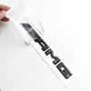 New For Mercedes Benz 2025 ABS Black Logo AMG Emblem Letters Car Trunk Badge For Mercedes Benz W204 W205 W176 W177 W212 W213 AMG