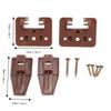 10 Set With Screws Drawer Track Guide Plastic Drawer Replacement Parts Drawer Slide Glides  Drawer