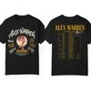 Alex Warren Familie Finden Auf Der Straße Tour Grafik T-Shirt Unisex Unisex Country Pop Lässig Baumwolle Kurzarm Streetwear T-Shirt