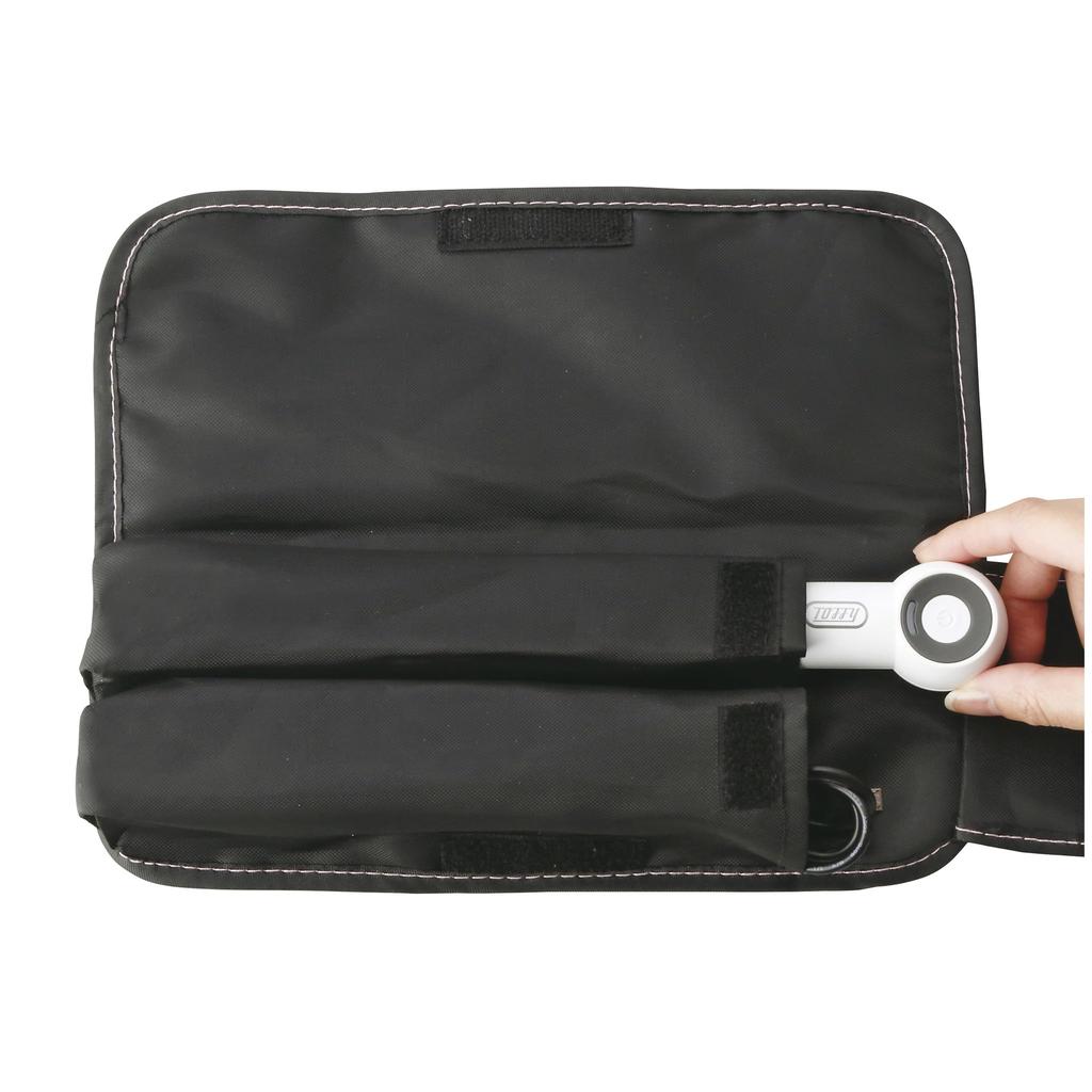 Beauty Cordless Roll Brush Hair Iron Cordless Rechargeable Portable Compact with Dedicated Pouch Beauty Gray Toffy TB03-RH TB03-RH