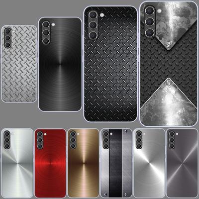 Brushed Metal Texture Steel Print Phone Case for Samsung A54 A14 A24 A34 A17 A37 A57 A55 A35 A25 A15 A13 A23 A33 A53 A07 A05S A0