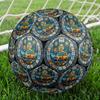 Electrical Safety Symbols Round Football Size 5 Adult Ball Suitable for Training Matches and Outdoor Team.
