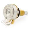 CTS 450 A500K Long Split Shaft Potentiometer for Electric Guitar and Bass Pot, 3/4" 10% A-Curve